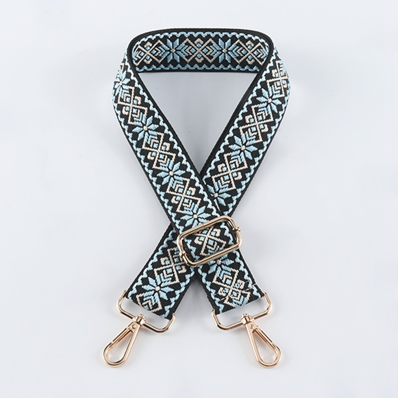 Wavy Grain Flower Bag Strap