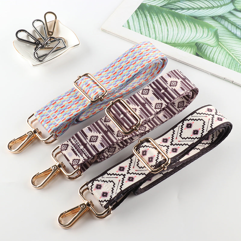 Women's Designer Jacquard Bag Accessories Strap