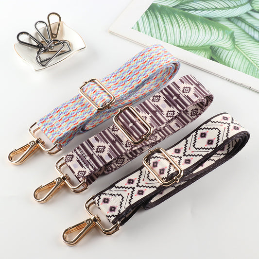 Women's Designer Jacquard Bag Accessories Strap