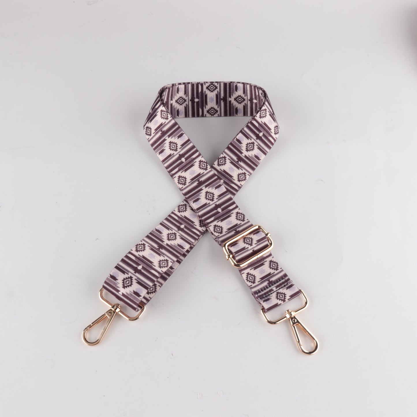 Multicolor Graphic Geometric Print Bag Strap