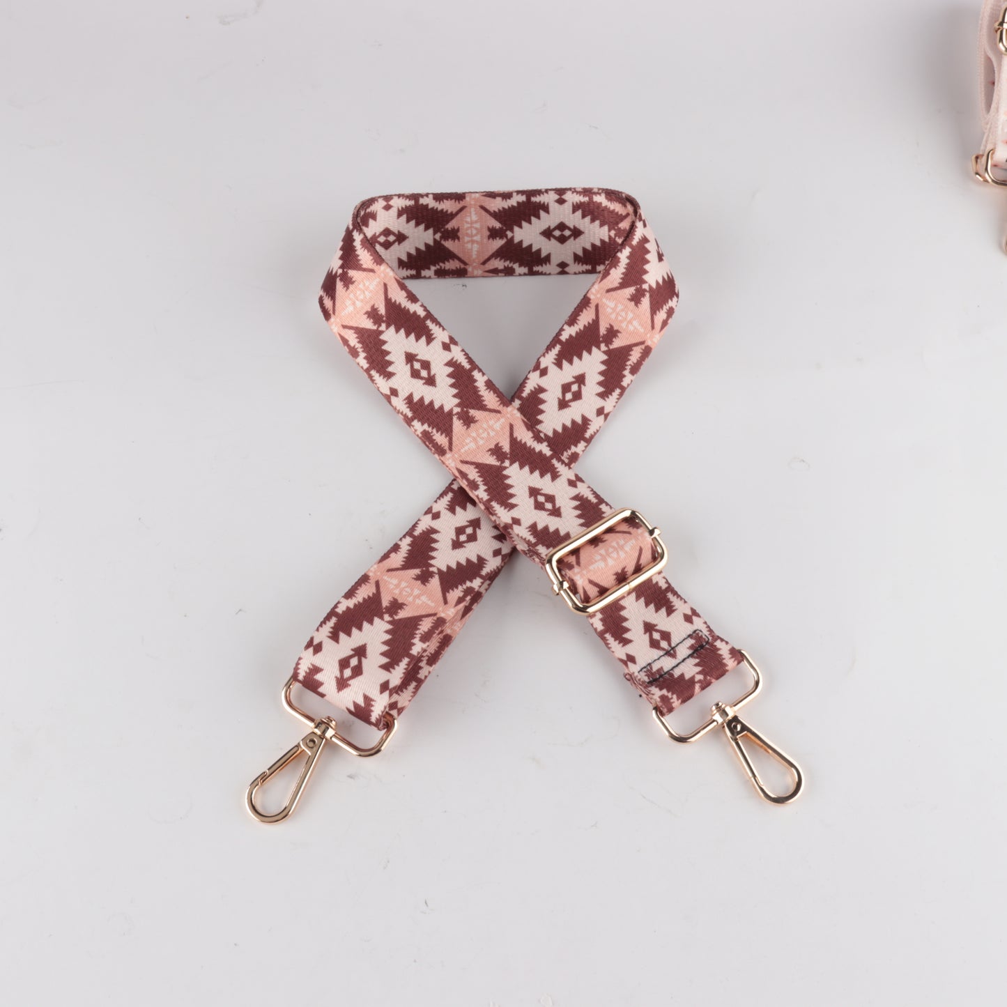 Multicolor Graphic Geometric Print Bag Strap