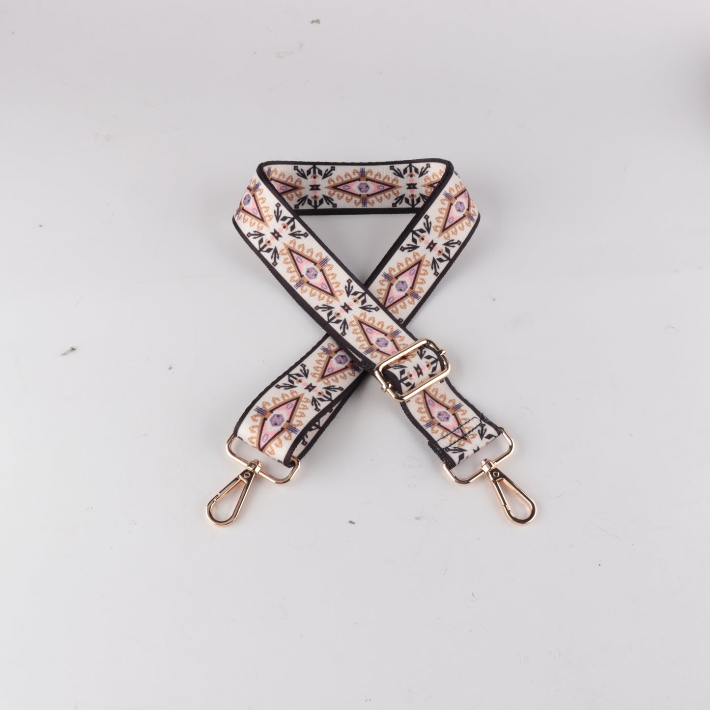 Multicolor Graphic Geometric Print Bag Strap