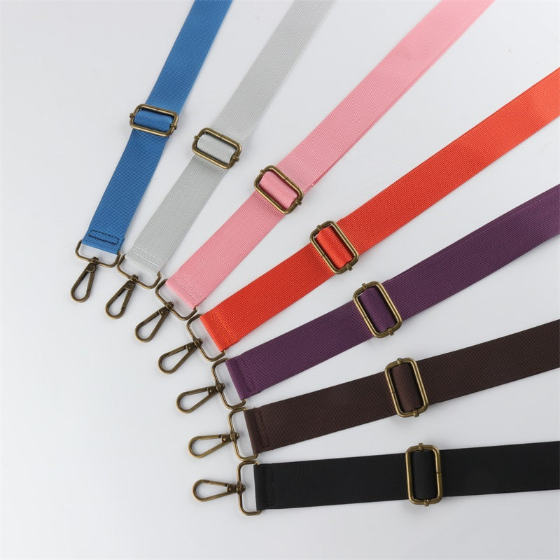 Solid Color Bronze Buckle Shoulder Straps