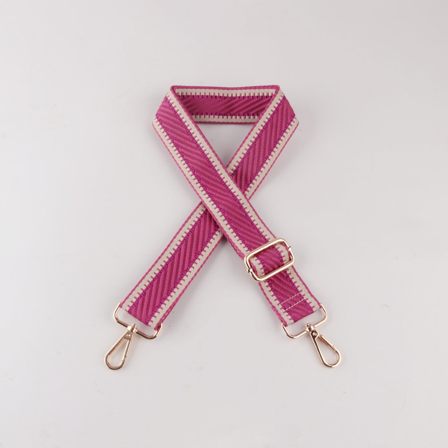 Colorful Scale Line Twill Bag Strap