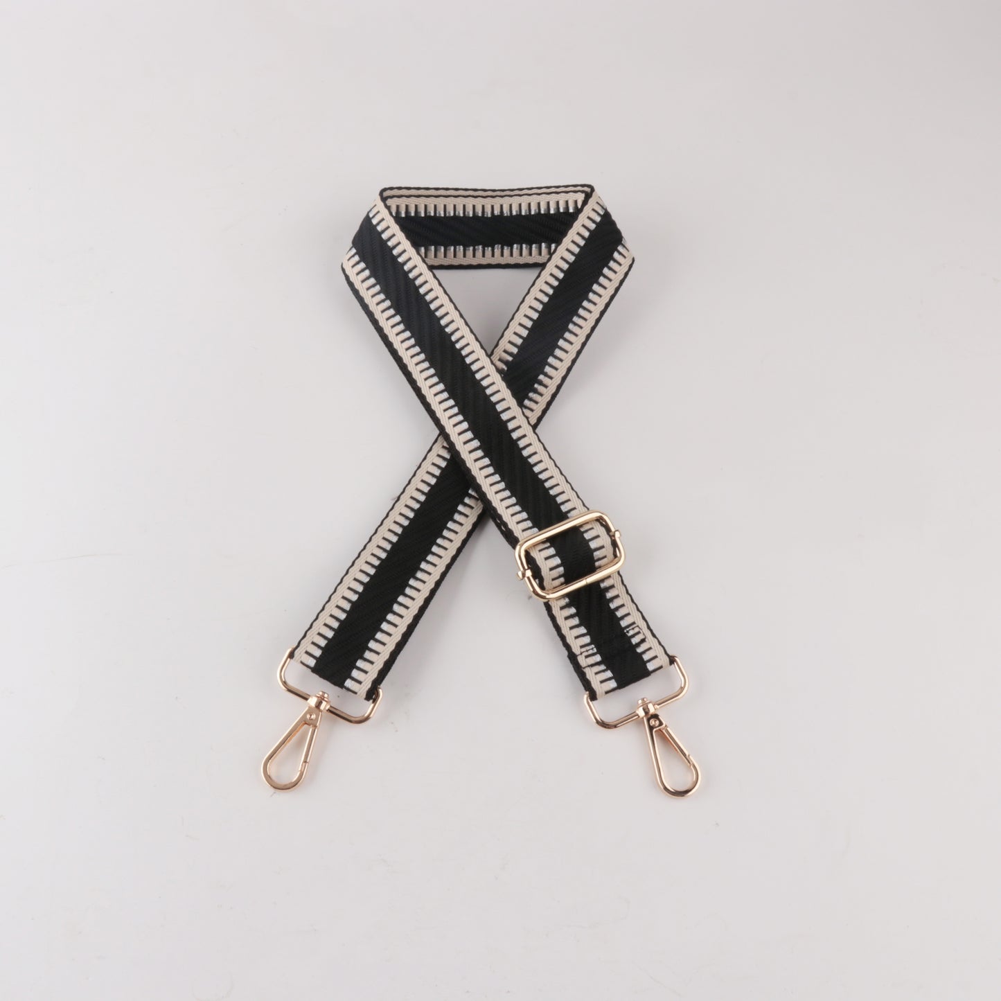 Colorful Scale Line Twill Bag Strap