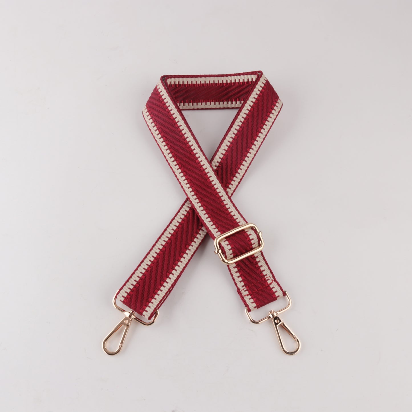 Colorful Scale Line Twill Bag Strap