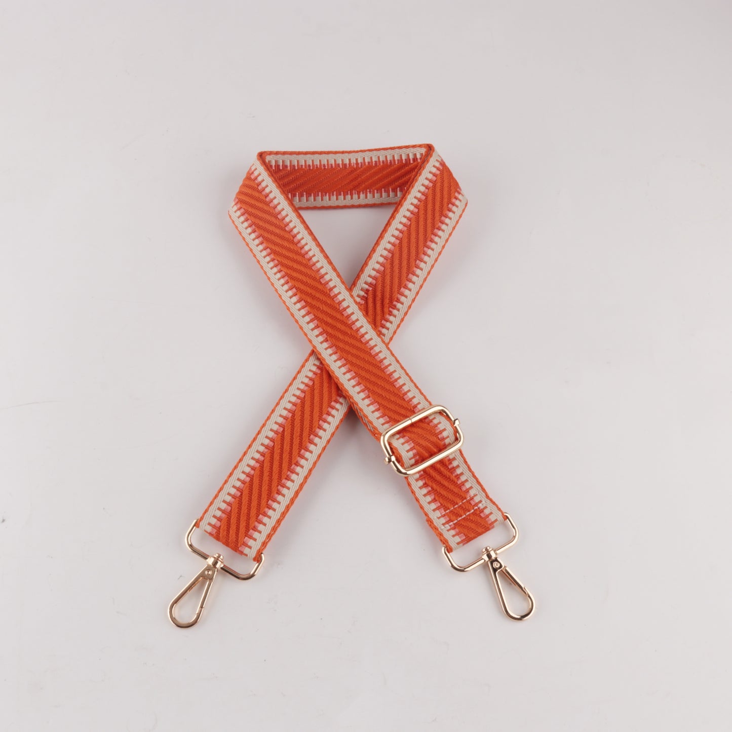 Colorful Scale Line Twill Bag Strap