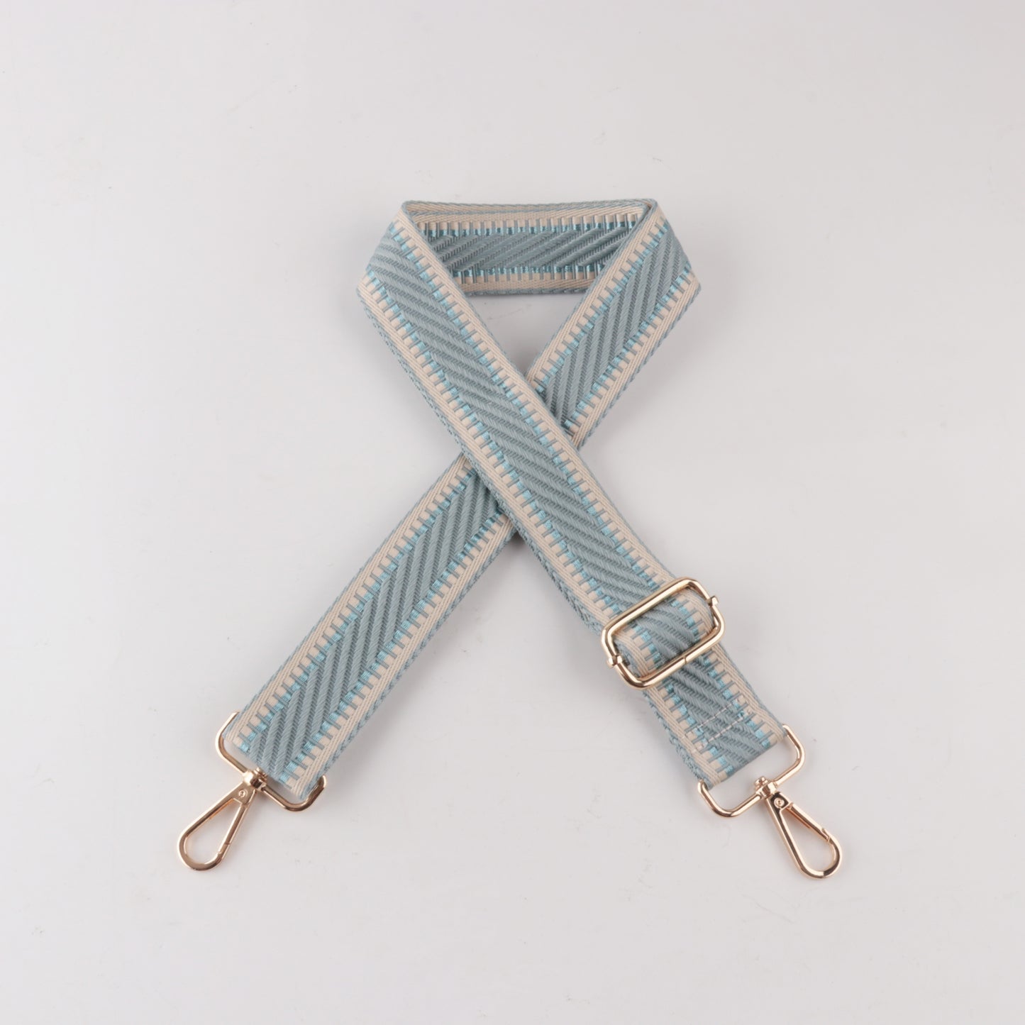 Colorful Scale Line Twill Bag Strap