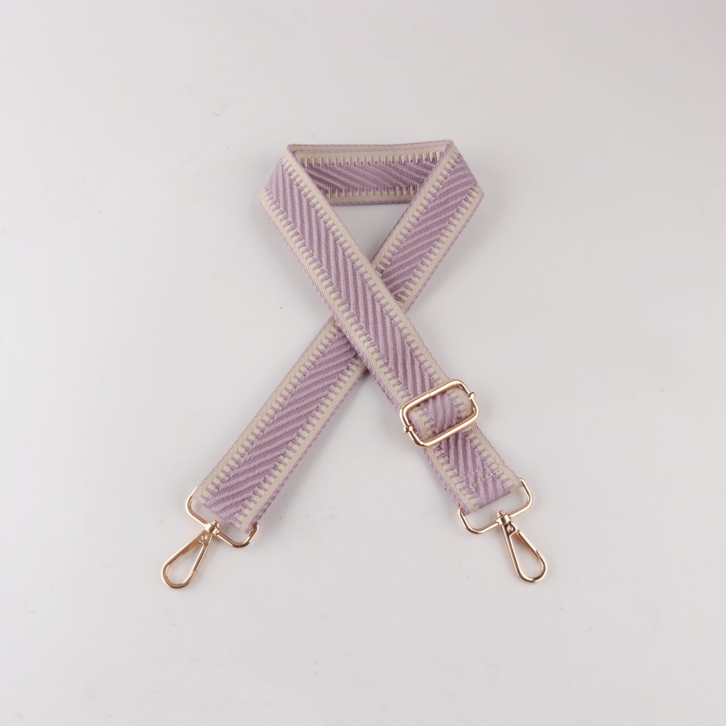 Colorful Scale Line Twill Bag Strap