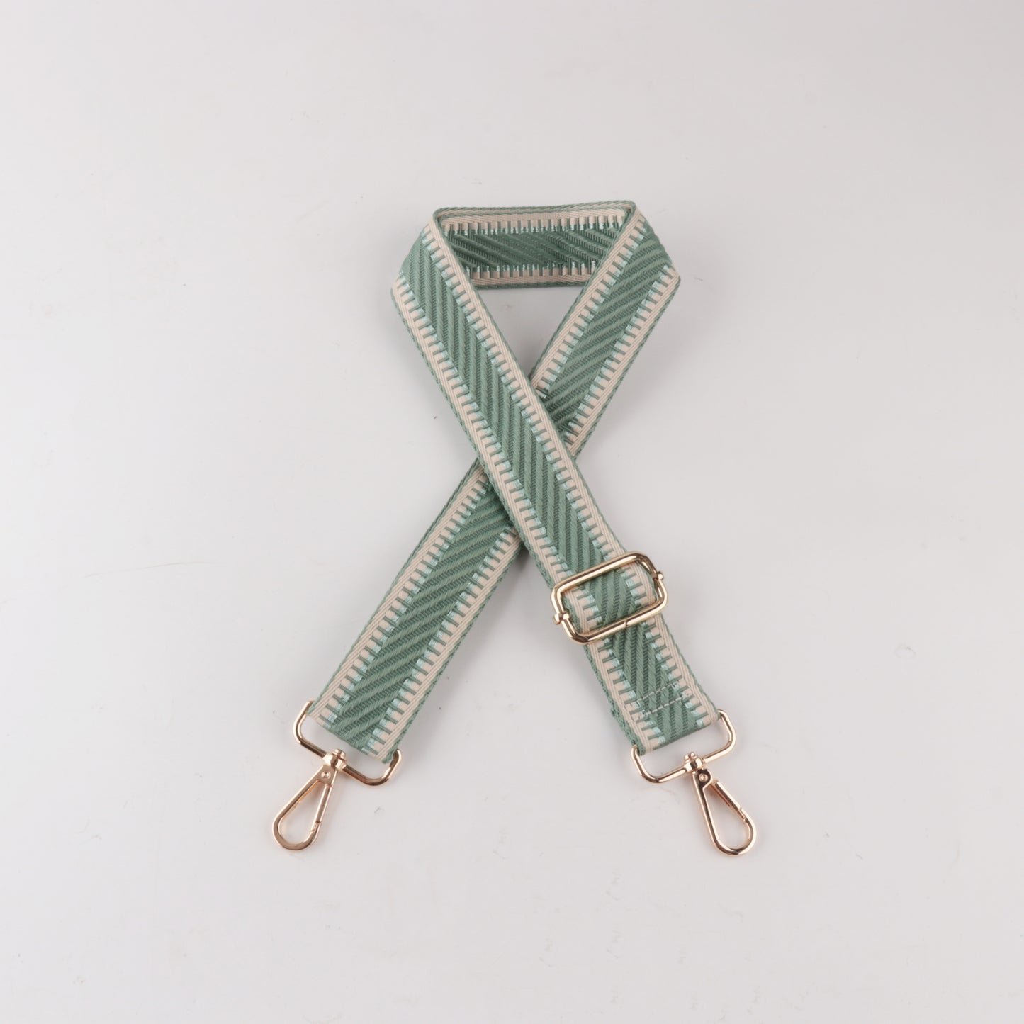 Colorful Scale Line Twill Bag Strap