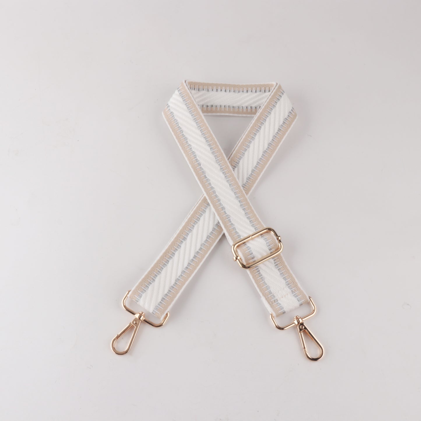 Colorful Scale Line Twill Bag Strap