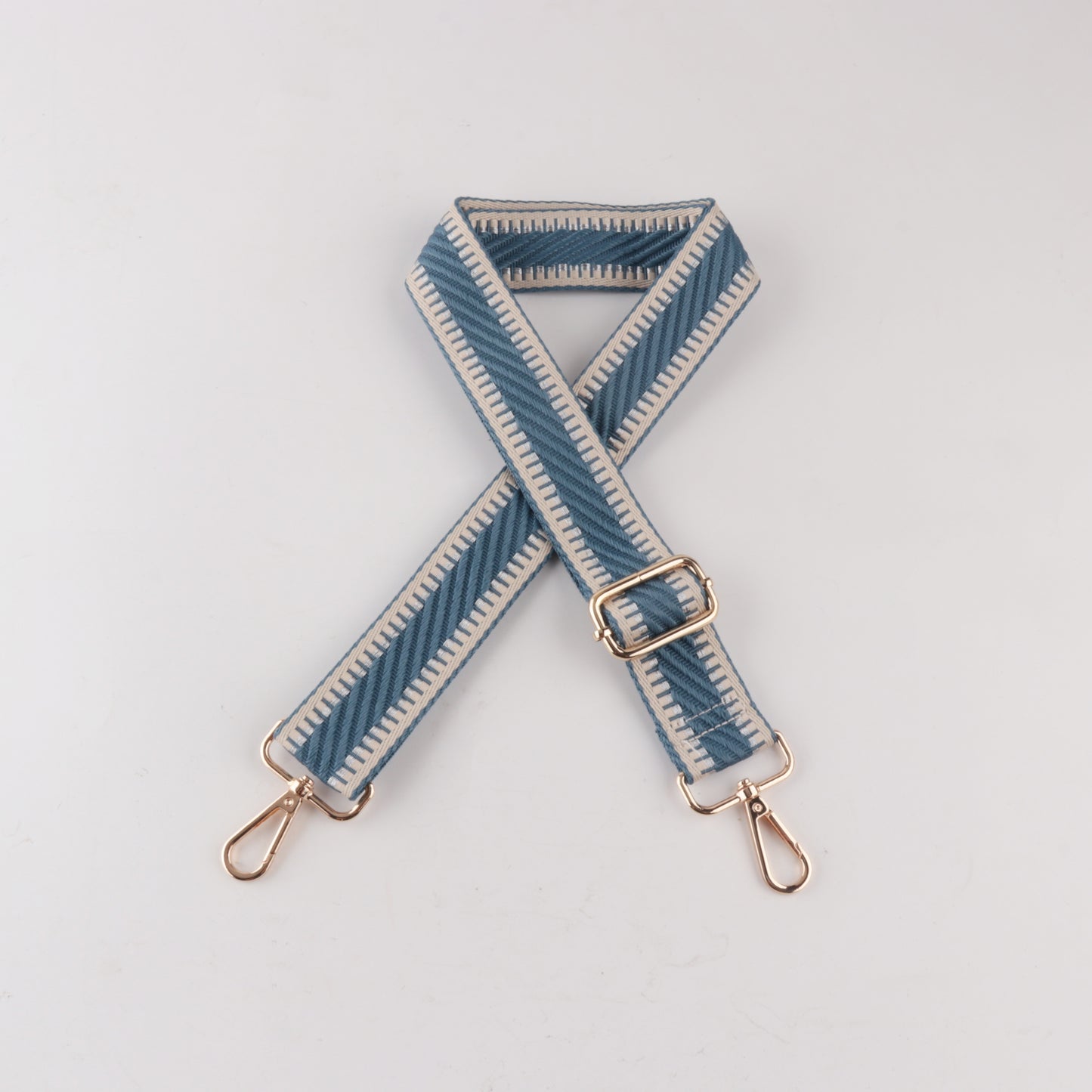 Colorful Scale Line Twill Bag Strap