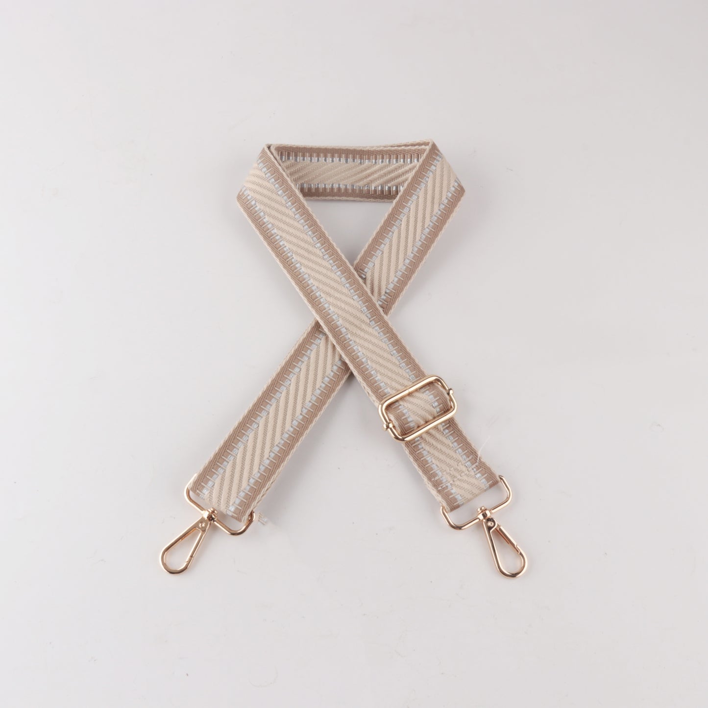 Colorful Scale Line Twill Bag Strap