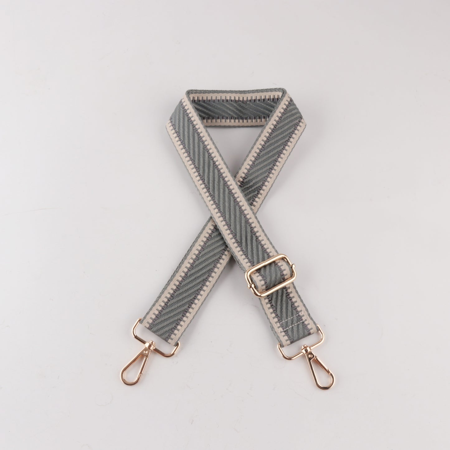 Colorful Scale Line Twill Bag Strap