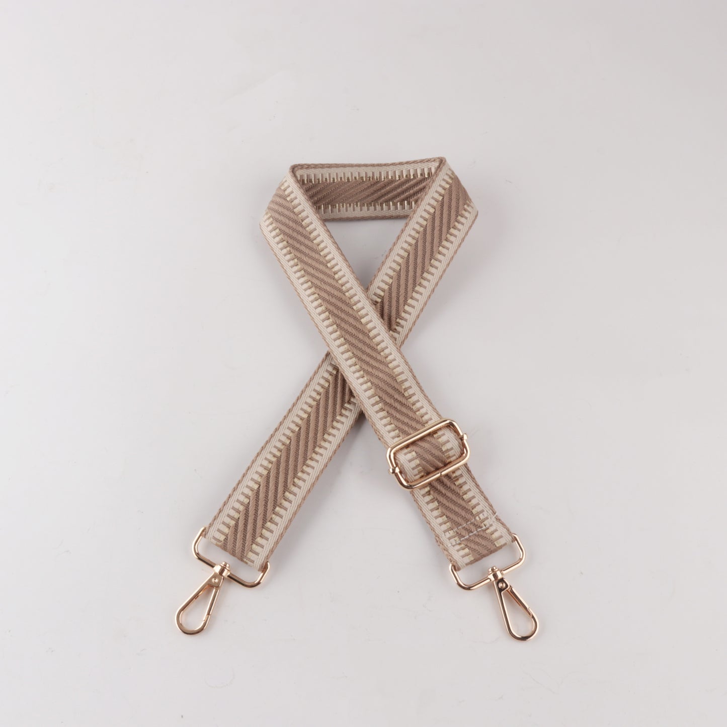 Colorful Scale Line Twill Bag Strap