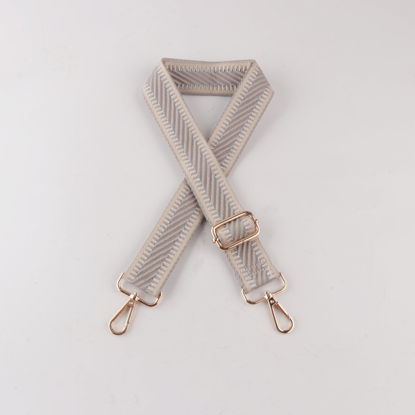 Colorful Scale Line Twill Bag Strap
