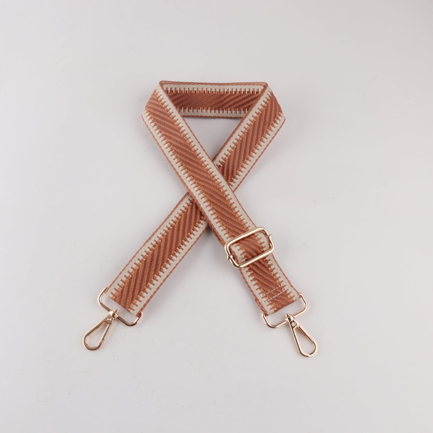 Colorful Scale Line Twill Bag Strap