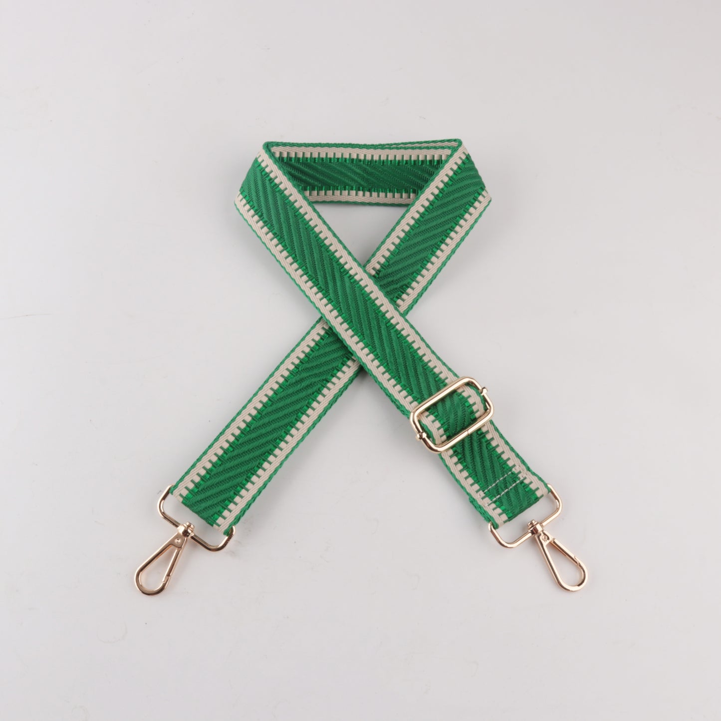 Colorful Scale Line Twill Bag Strap
