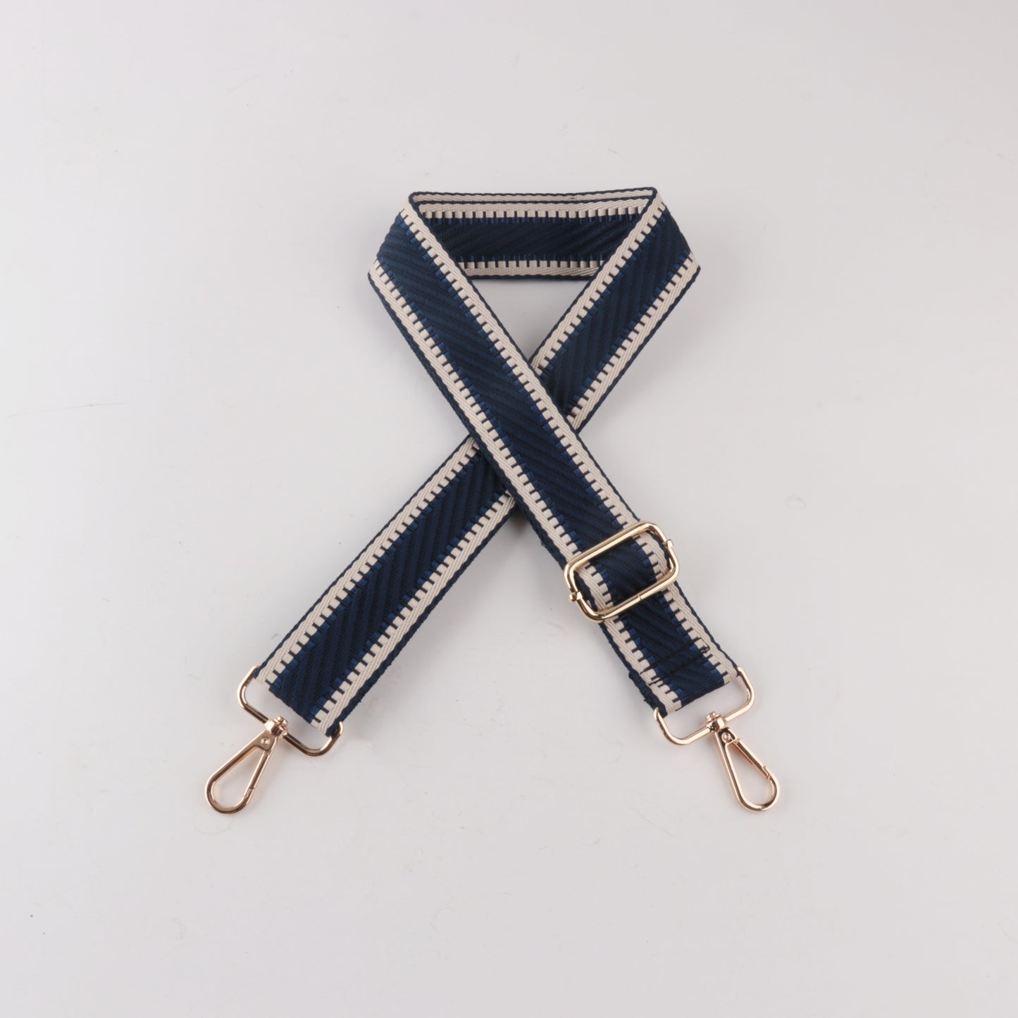 Colorful Scale Line Twill Bag Strap