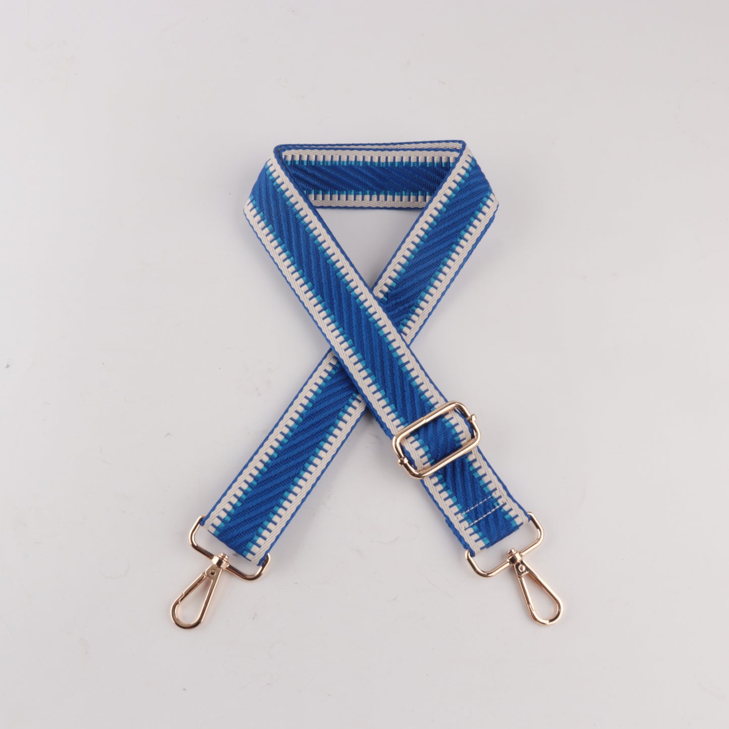 Colorful Scale Line Twill Bag Strap