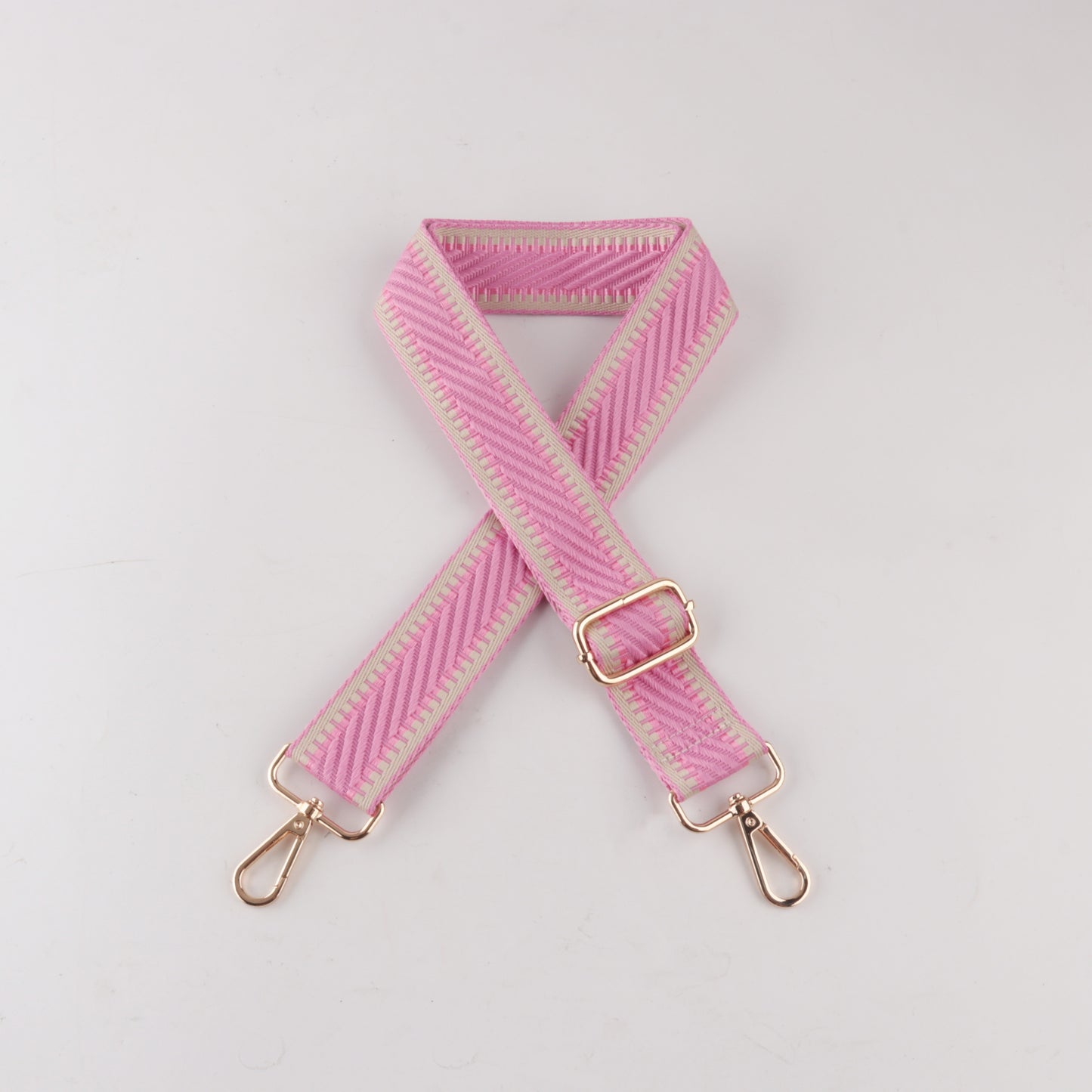 Colorful Scale Line Twill Bag Strap