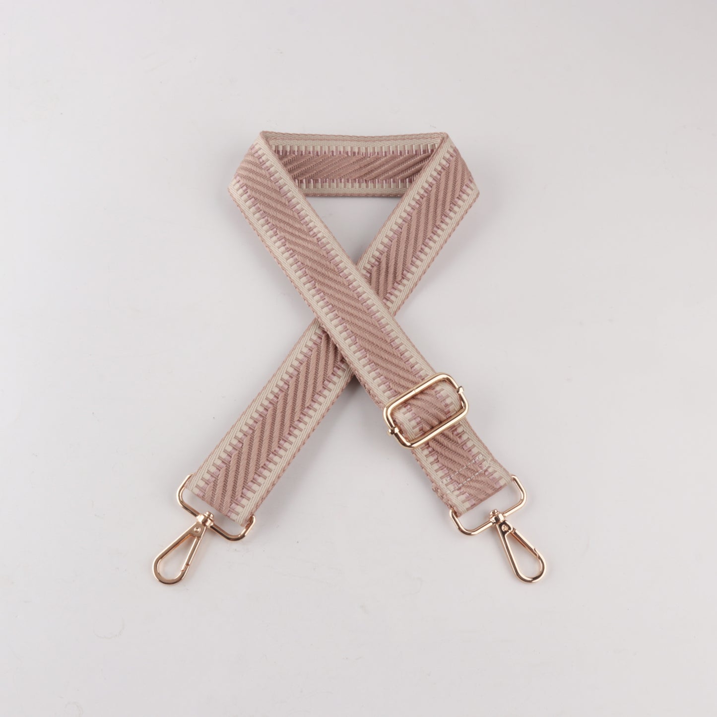 Colorful Scale Line Twill Bag Strap