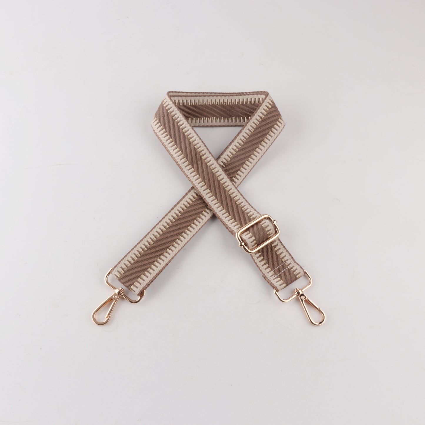 Colorful Scale Line Twill Bag Strap