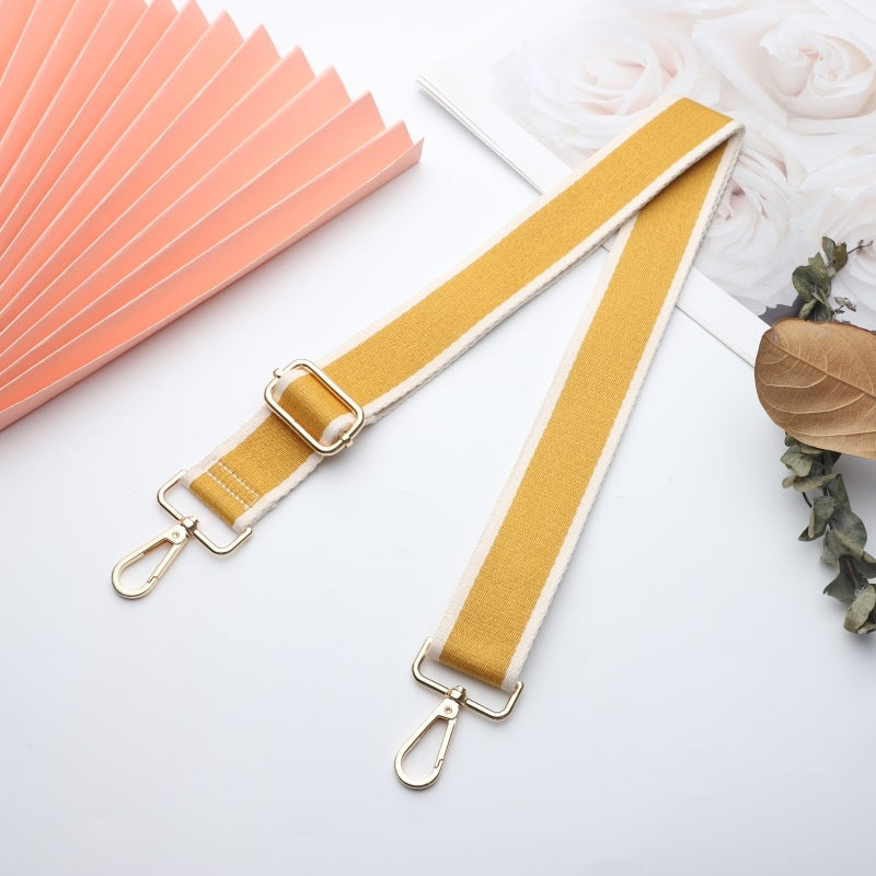 Solid Color Sandwich Pattern Bag Strap