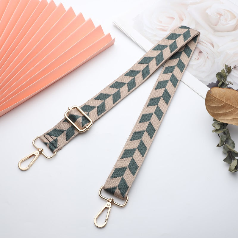 Colorful Leaf Shape Bag Strap