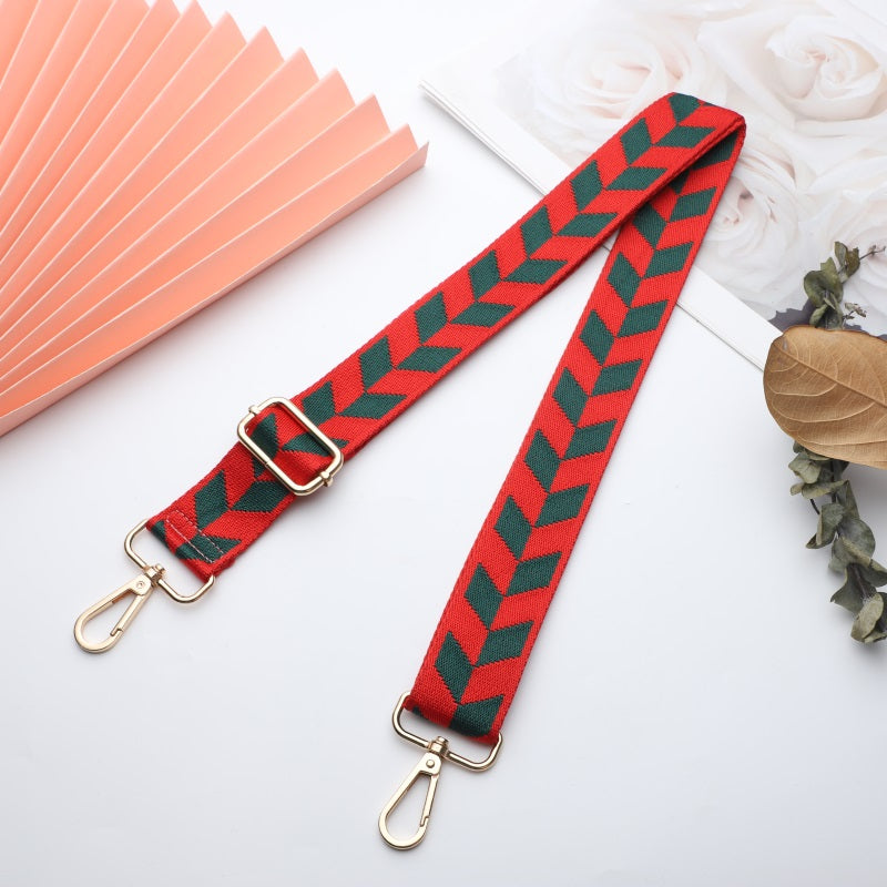 Colorful Leaf Shape Bag Strap