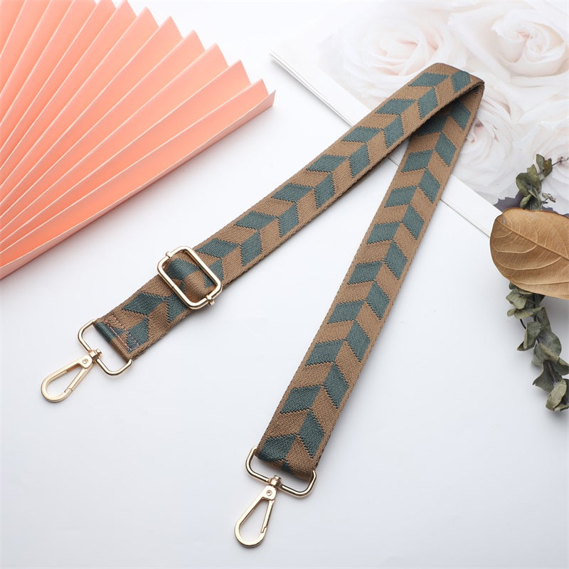 Colorful Leaf Shape Bag Strap