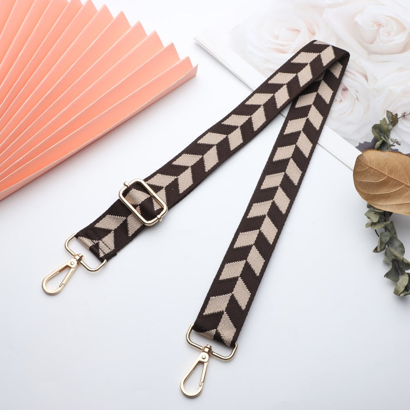 Colorful Leaf Shape Bag Strap