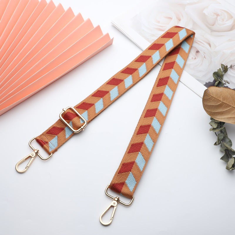 Colorful Leaf Shape Bag Strap