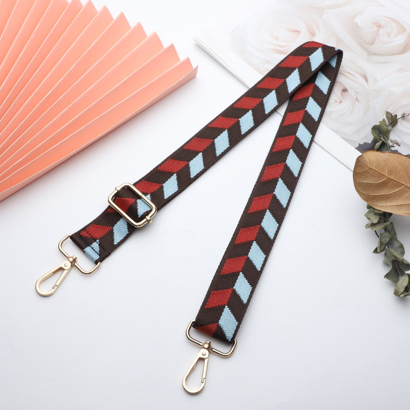 Colorful Leaf Shape Bag Strap