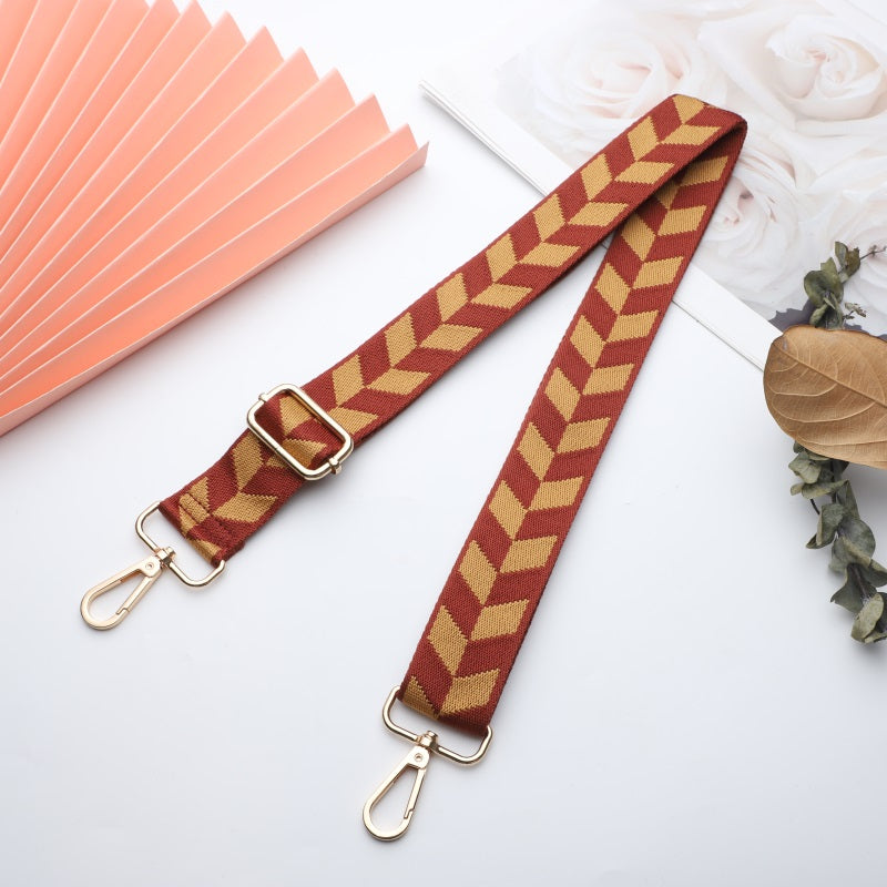 Colorful Leaf Shape Bag Strap