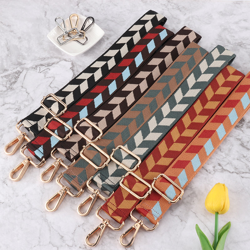 Colorful Leaf Shape Bag Strap