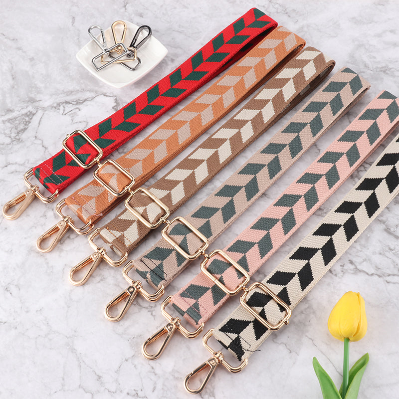 Colorful Leaf Shape Bag Strap