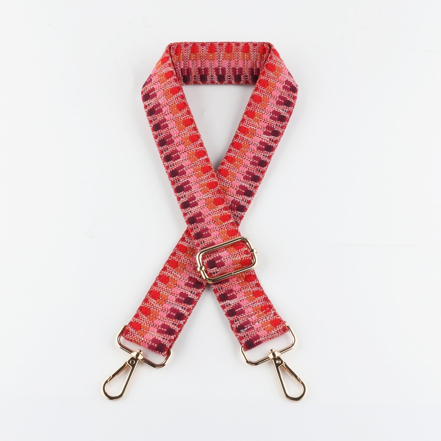 Colorful V-shaped Pattern Bag Shoulder Strap