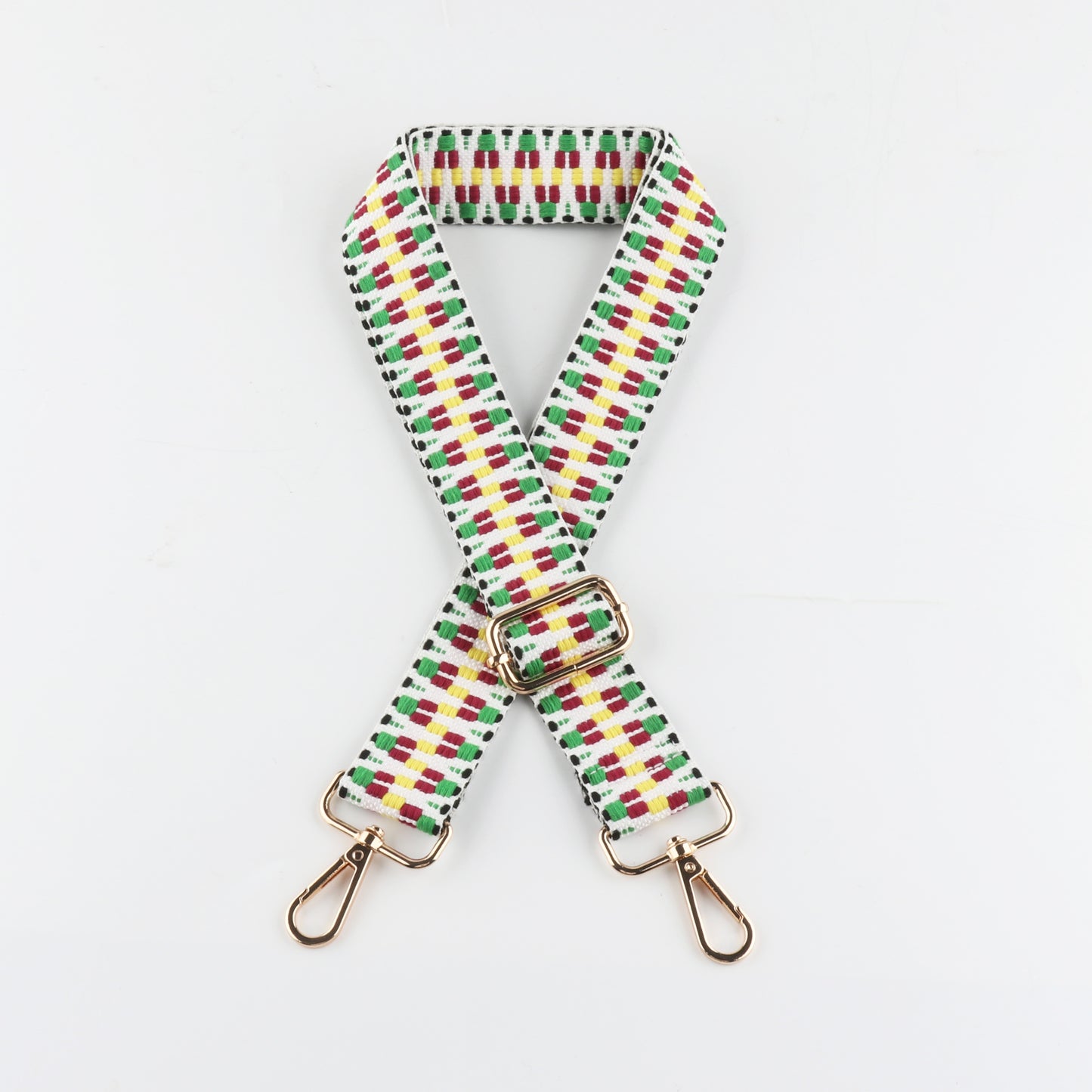 Colorful V-shaped Pattern Bag Shoulder Strap