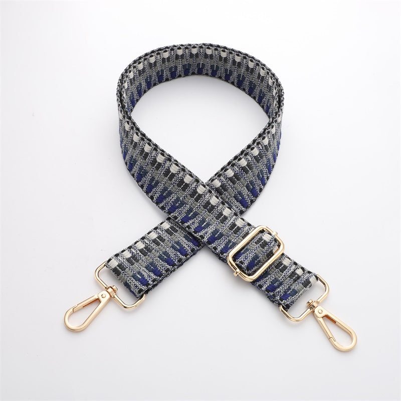 Colorful V-shaped Pattern Bag Shoulder Strap