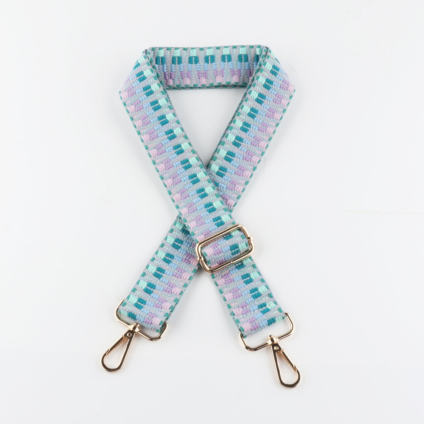 Colorful V-shaped Pattern Bag Shoulder Strap