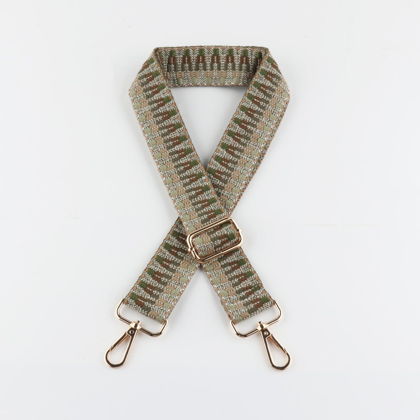 Colorful V-shaped Pattern Bag Shoulder Strap