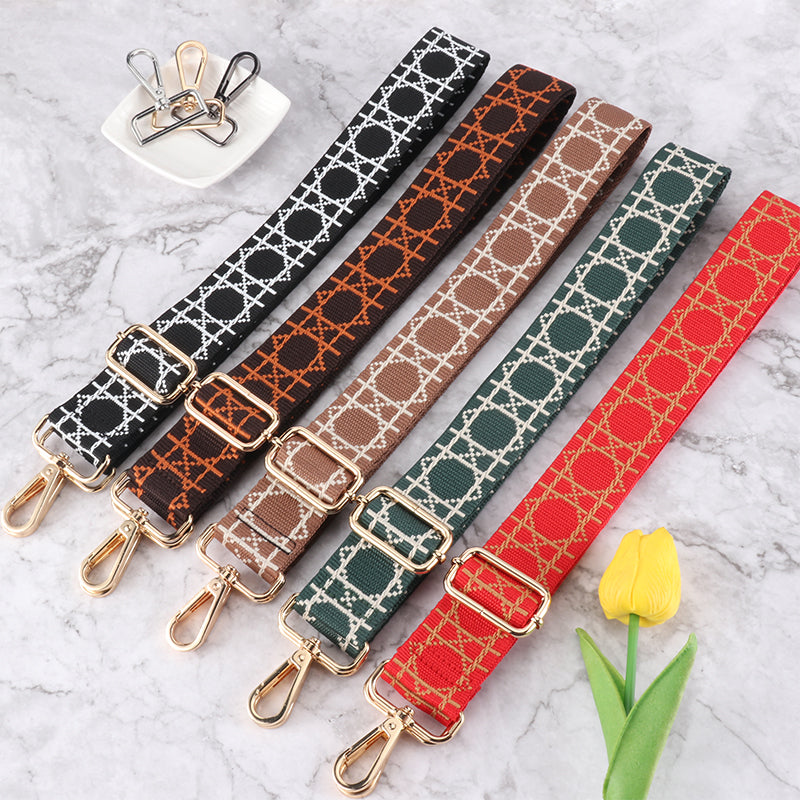 Colorful Tic-Tac-Toe Line Bag Straps