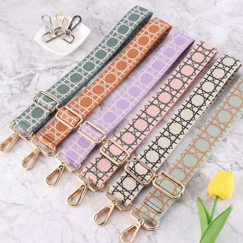 Colorful Tic-Tac-Toe Line Bag Straps