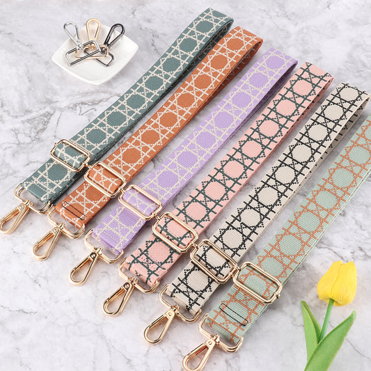 Tic-tac-toe Print Bag Shoulder Strap