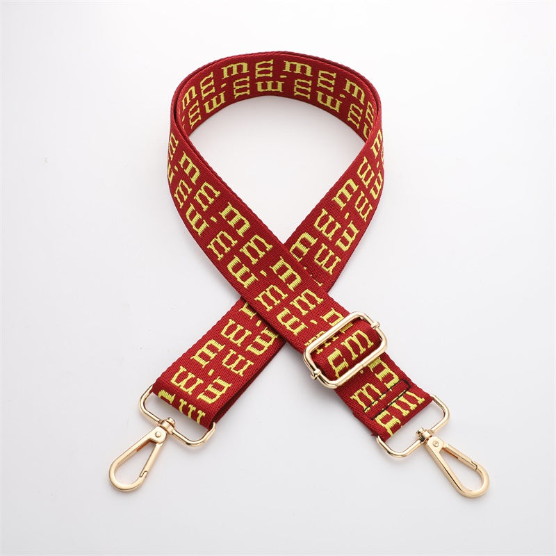 M-shaped Colorful Bag Shoulder Straps