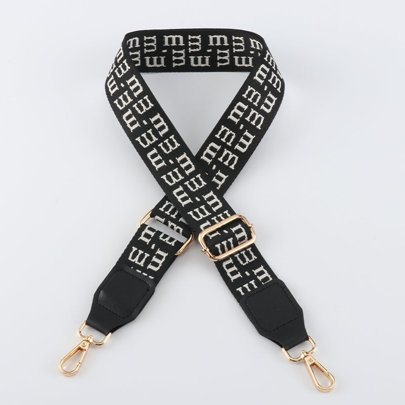 M-shaped Colorful Bag Straps with Leather Head