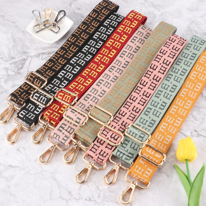 M-shaped Colorful Bag Shoulder Straps