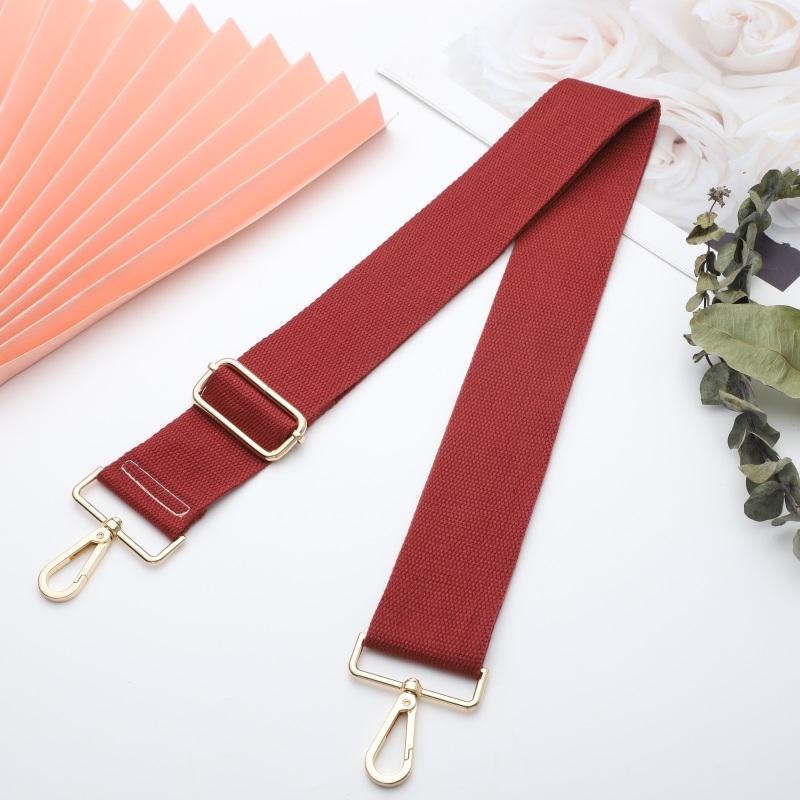 Solid Color Wide Bag Shoulder Straps