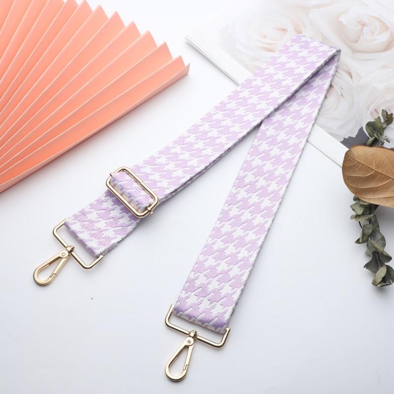 Houndstooth Multicolor Wide Strap